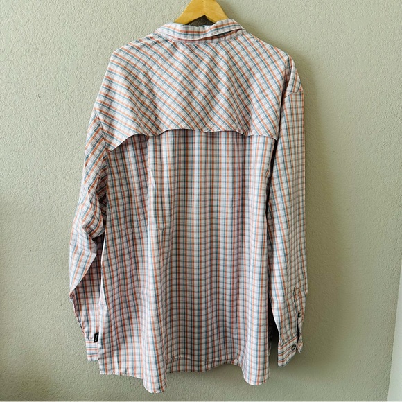 Alaskan Hardgear Duluth Trading Shirt Mens Size 3XL Plaid Vented Long Sleeve - Picture 2 of 10